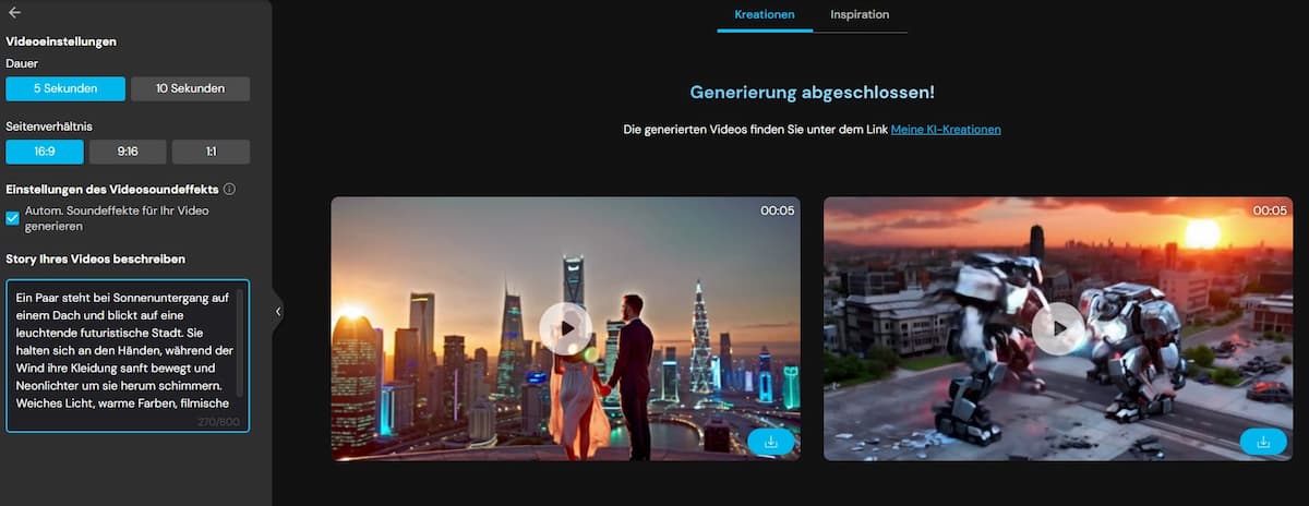 MyEdit – KI-Video-Generator & Online-Editor in einem Tool